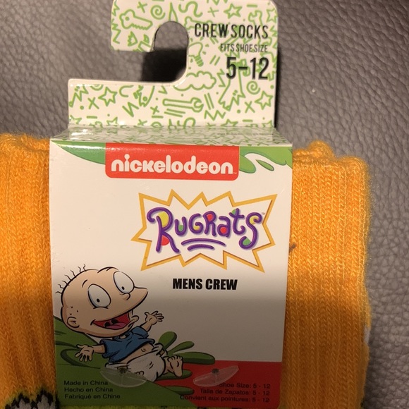 Nickelodeon Rugrats - Reptar socks - Mens size 5-12 - Picture 4 of 4